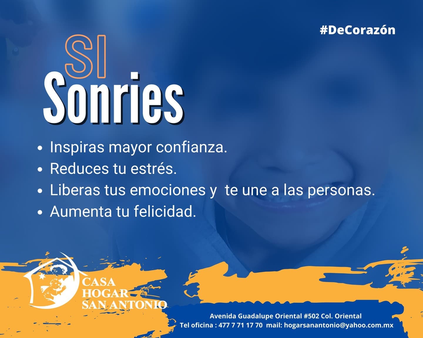 ¿Conoces los beneficios de sonreir