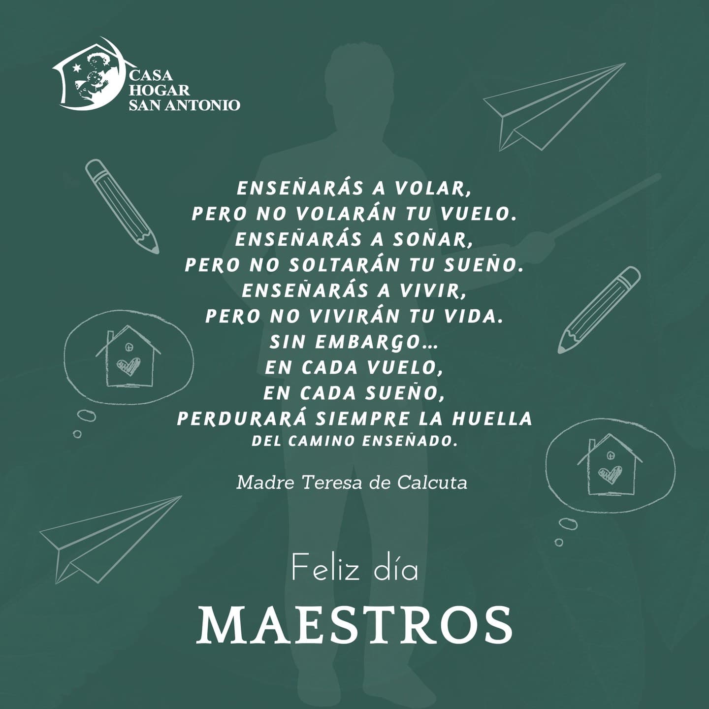 Feliz día maestros