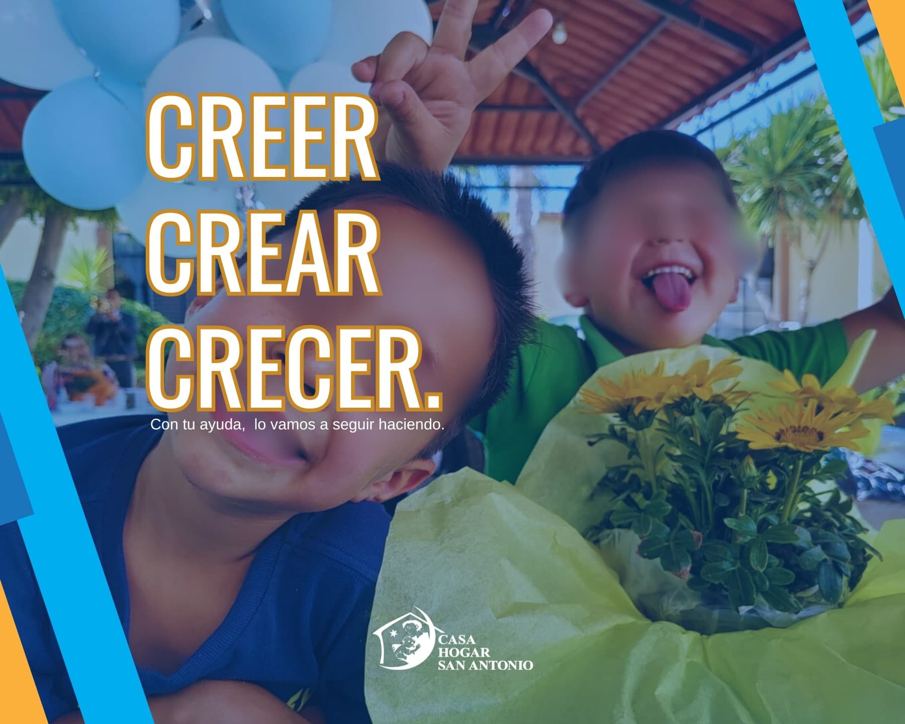 𝗖𝗿𝗲𝗲𝗺𝗼𝘀 en un mundo mejor para todos, especialmente para las niñas, niños y adolescentes