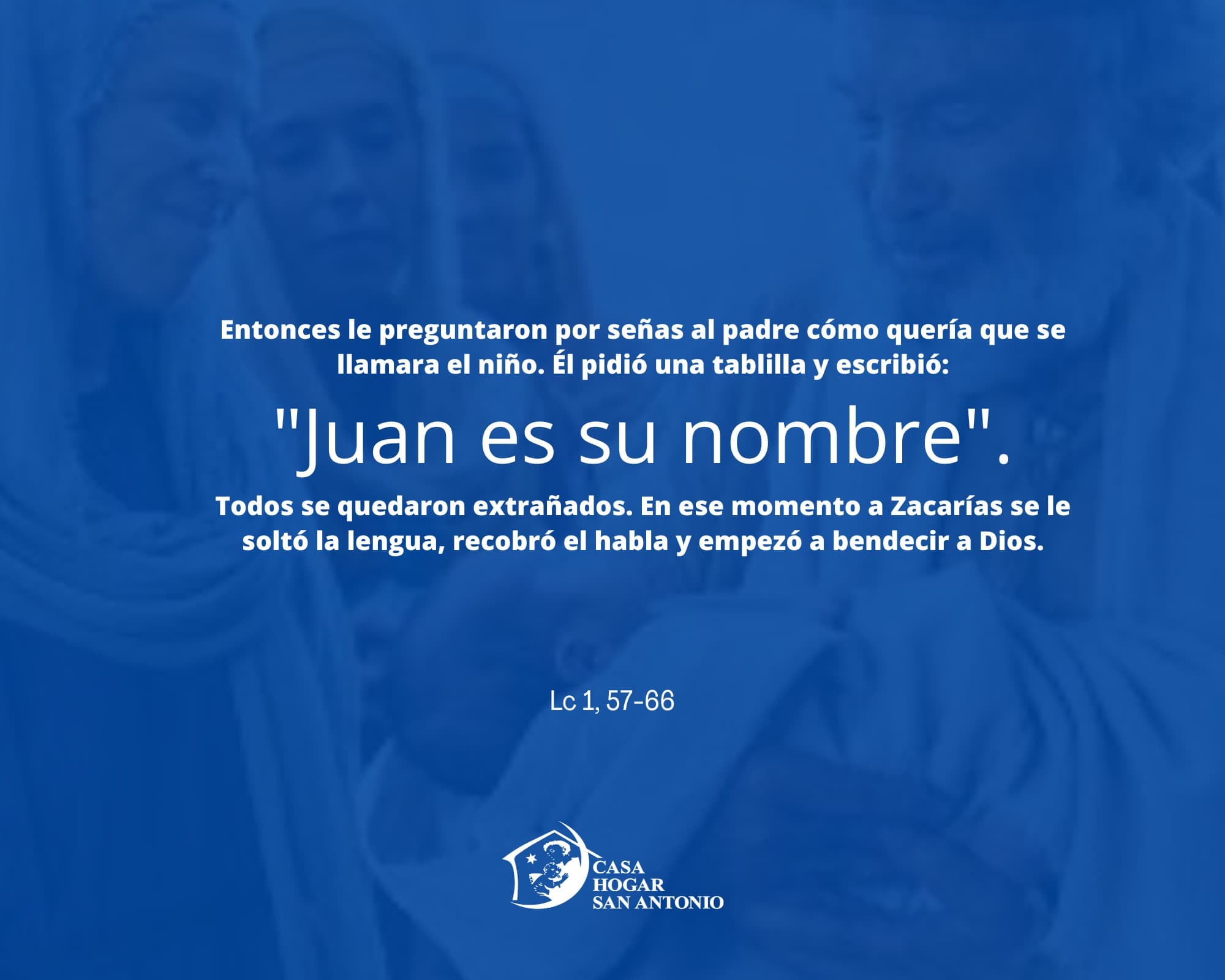 Todo el evento del nacimiento de Juan Bautista está rodeado por un alegre sentido de asombro, de sorpresa, de gratitud