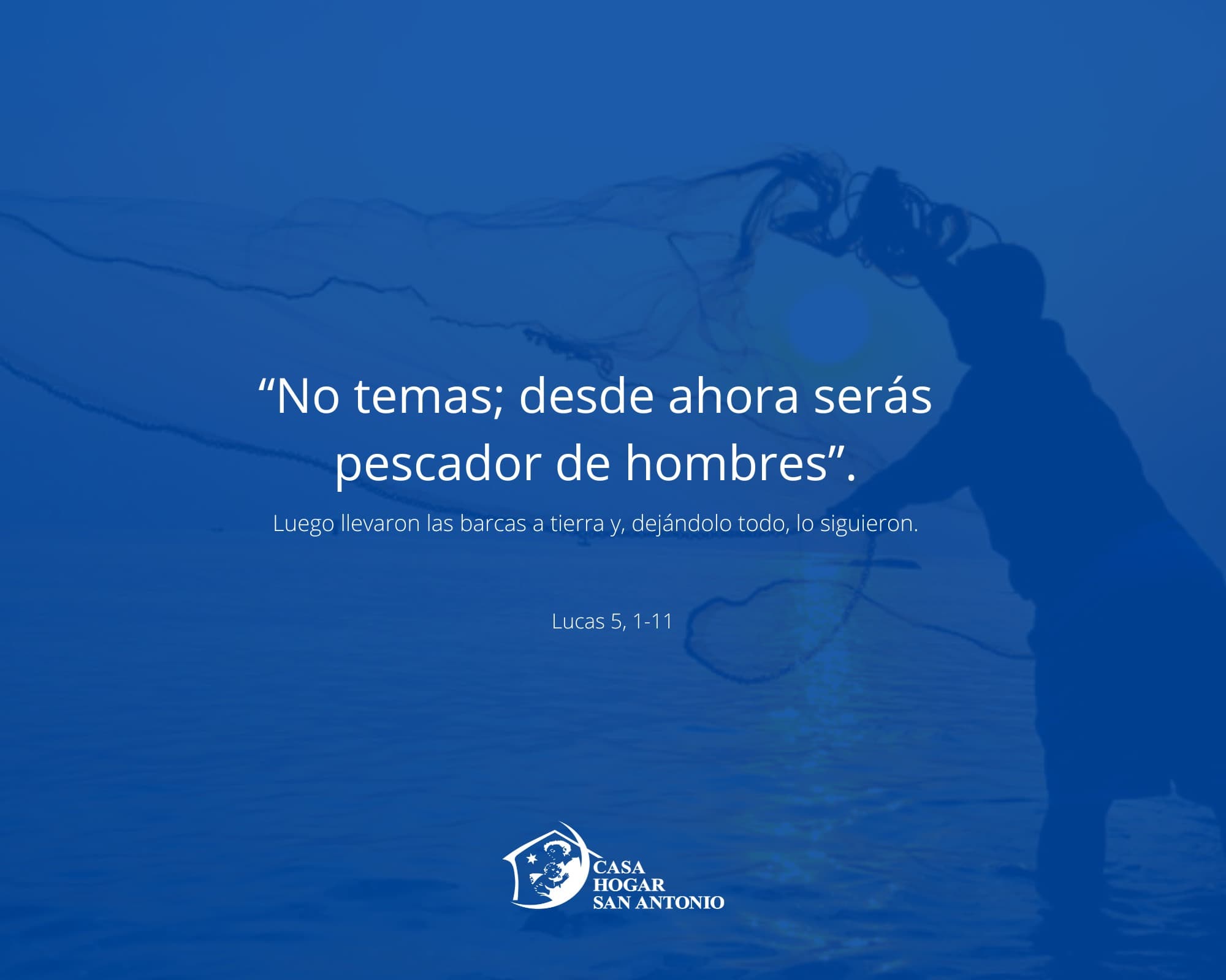 Jesús lo alienta diciendo: «No temas