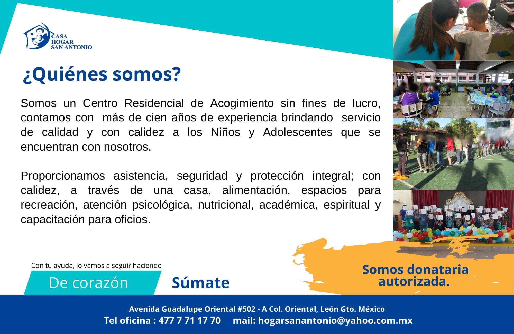 💙 Sé la esperanza que un niño necesita 💙