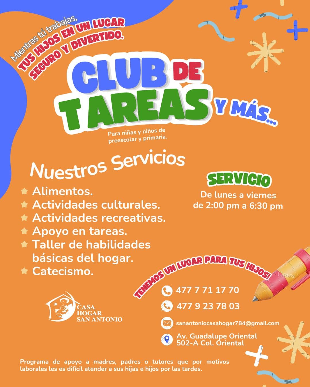 ¡Tus hijos en un lugar seguro