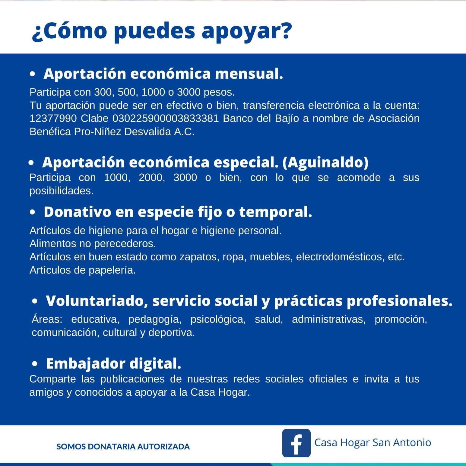 ¿Quieres apoyar y no sabes cómo hacerlo