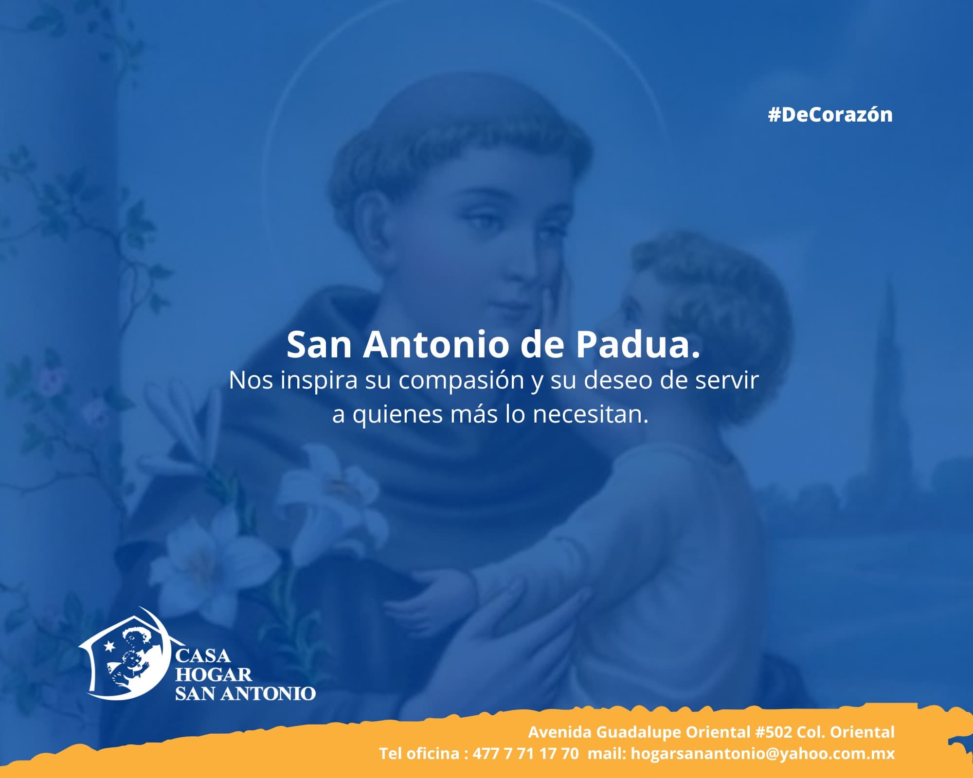 🌿✨ ¡Feliz Día de San Antonio de Padua
