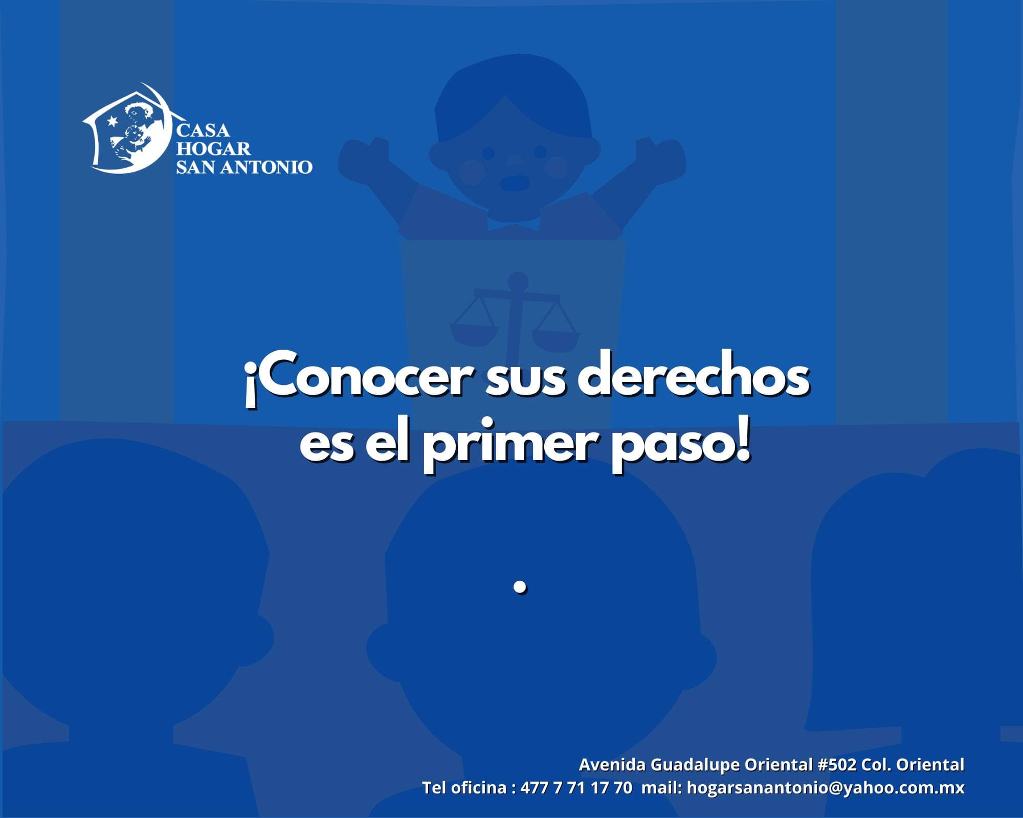 🧒👧 ¡Conocer sus derechos es el primer paso