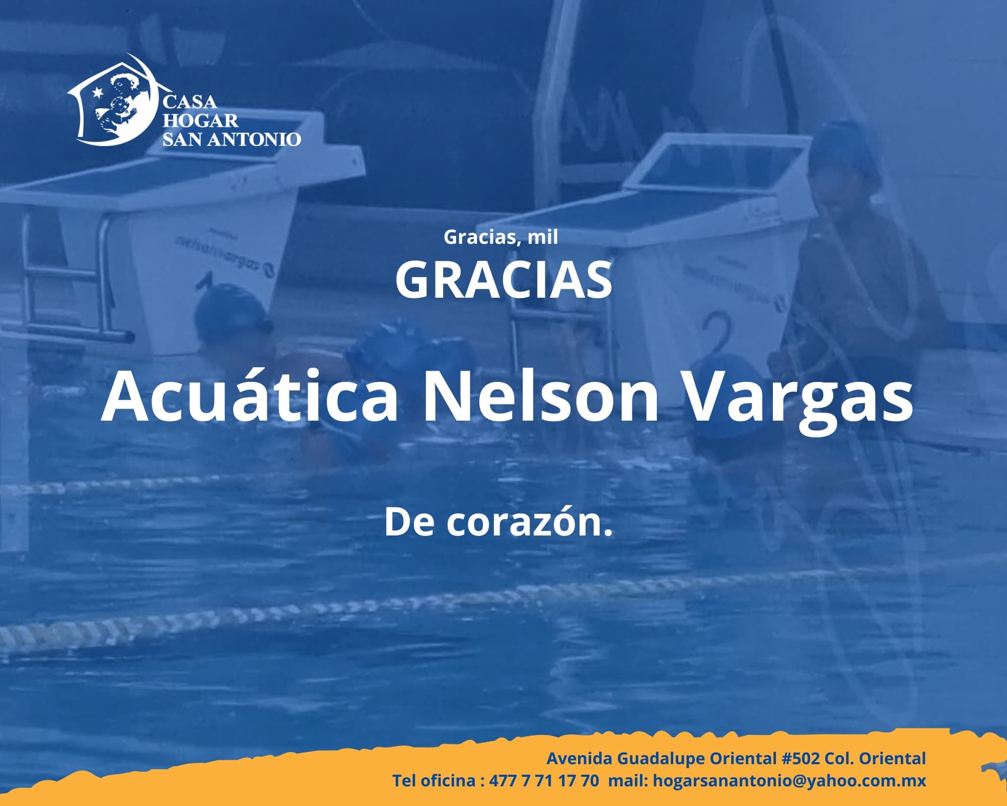 ¡Con todo el corazón, GRACIAS