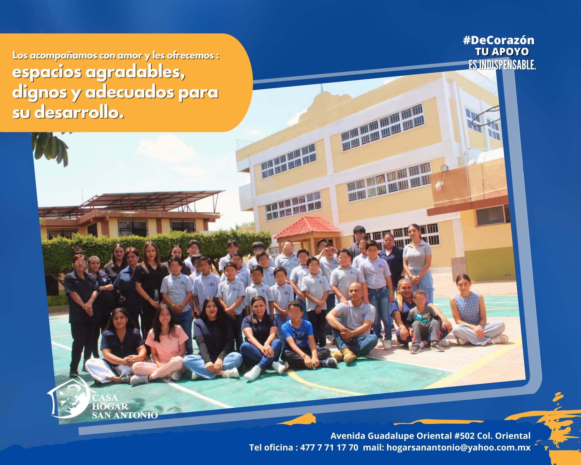 En Casa Hogar San Antonio, sabemos que la calidad del cuidado es la clave para un futuro pleno