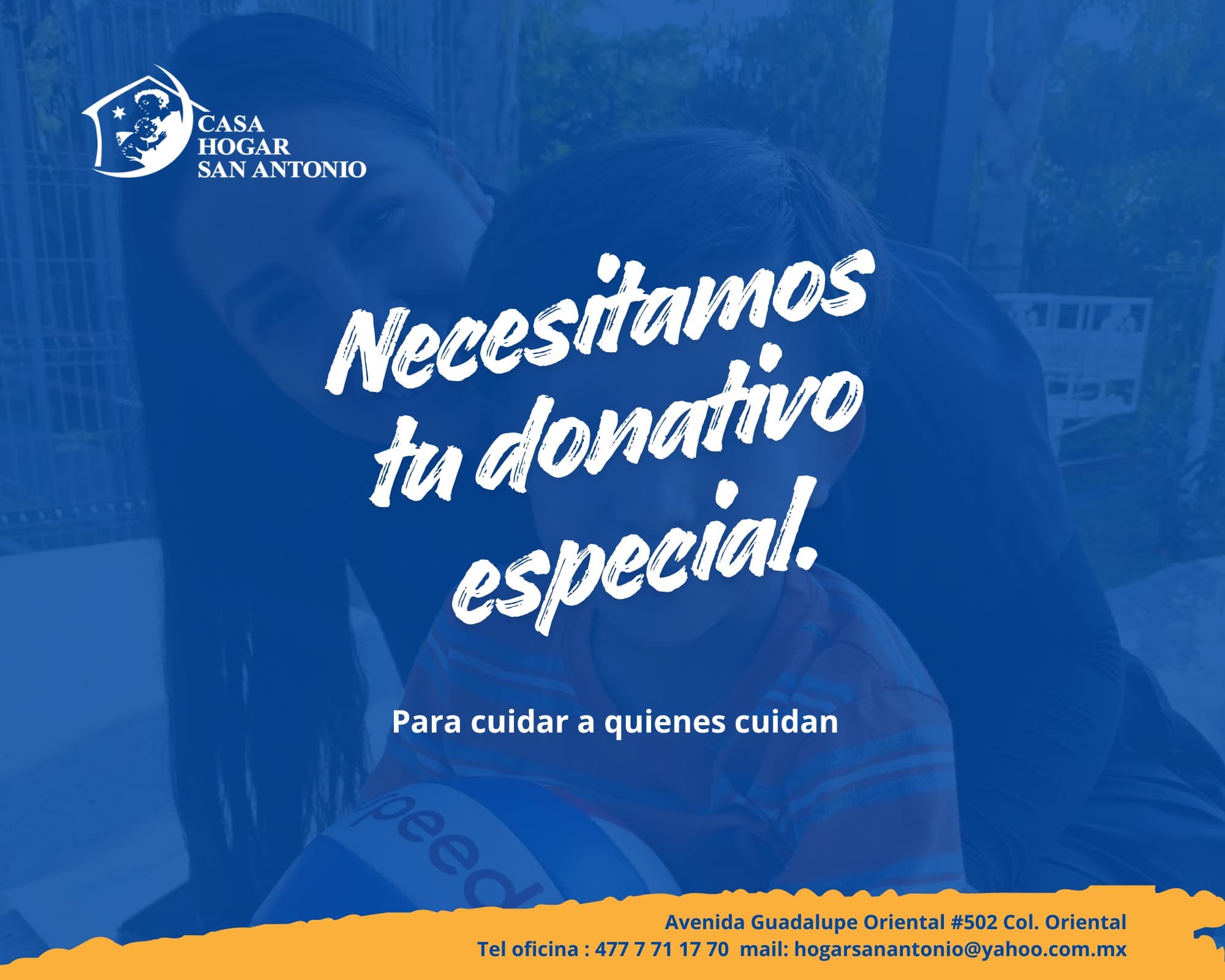 Tu ayuda hoy sostiene a quienes sostienen la vida de nuestros niños