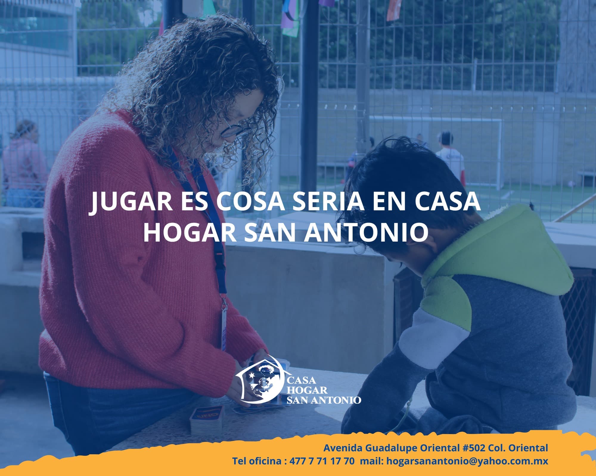 En Casa Hogar San Antonio, sabemos que para un niño o adolescente, el juego no es solo diversión: es el lenguaje en el que expresan sus sueños, sanan sus heridas y descubren quiénes son