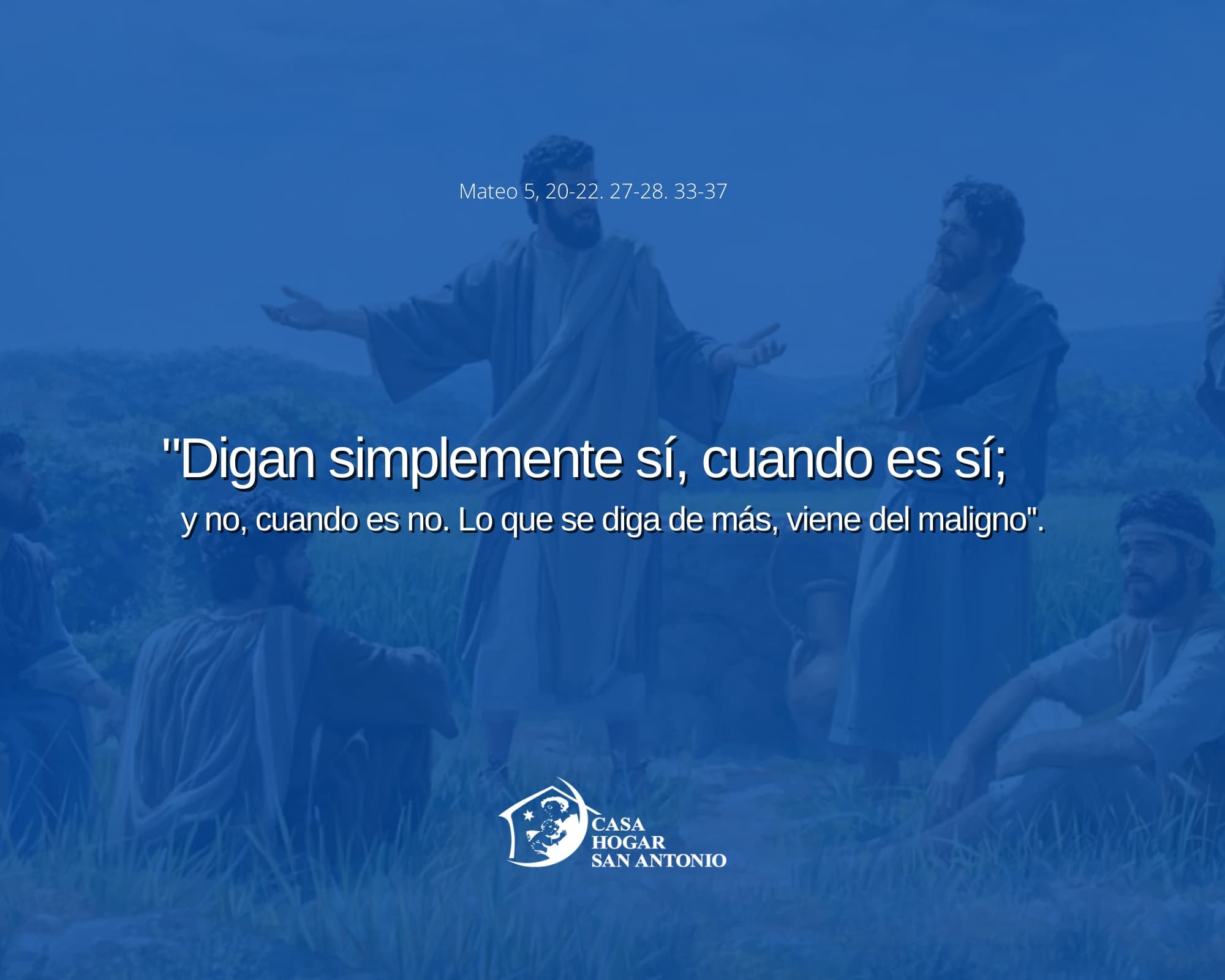 "Menos palabras, más verdad"