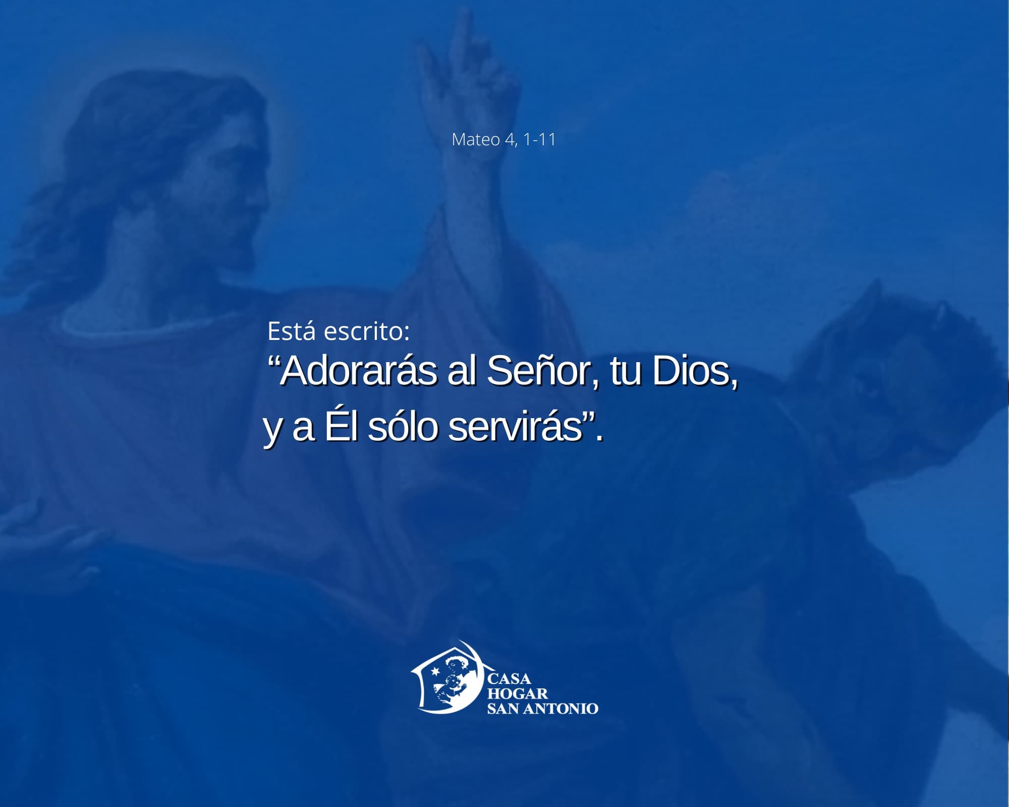 En las tentaciones está en juego la fe, porque está en juego Dios